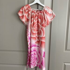 Alice & Trixie women’s silk floral dress size S short sleeves